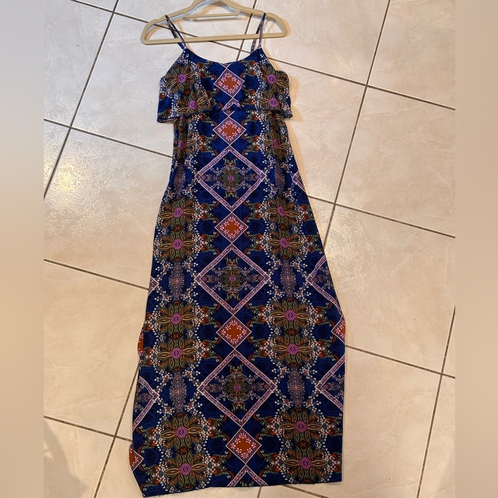 Xhilaration Maxi Dress adjustable straps Small Brand NEW with Tag.